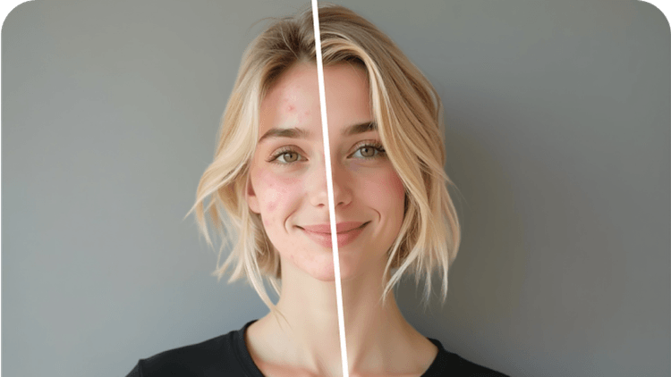 Retouching Result