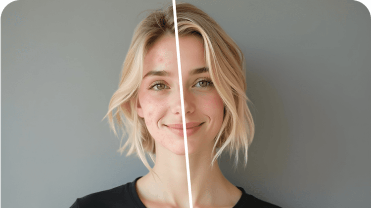 Retouching Result